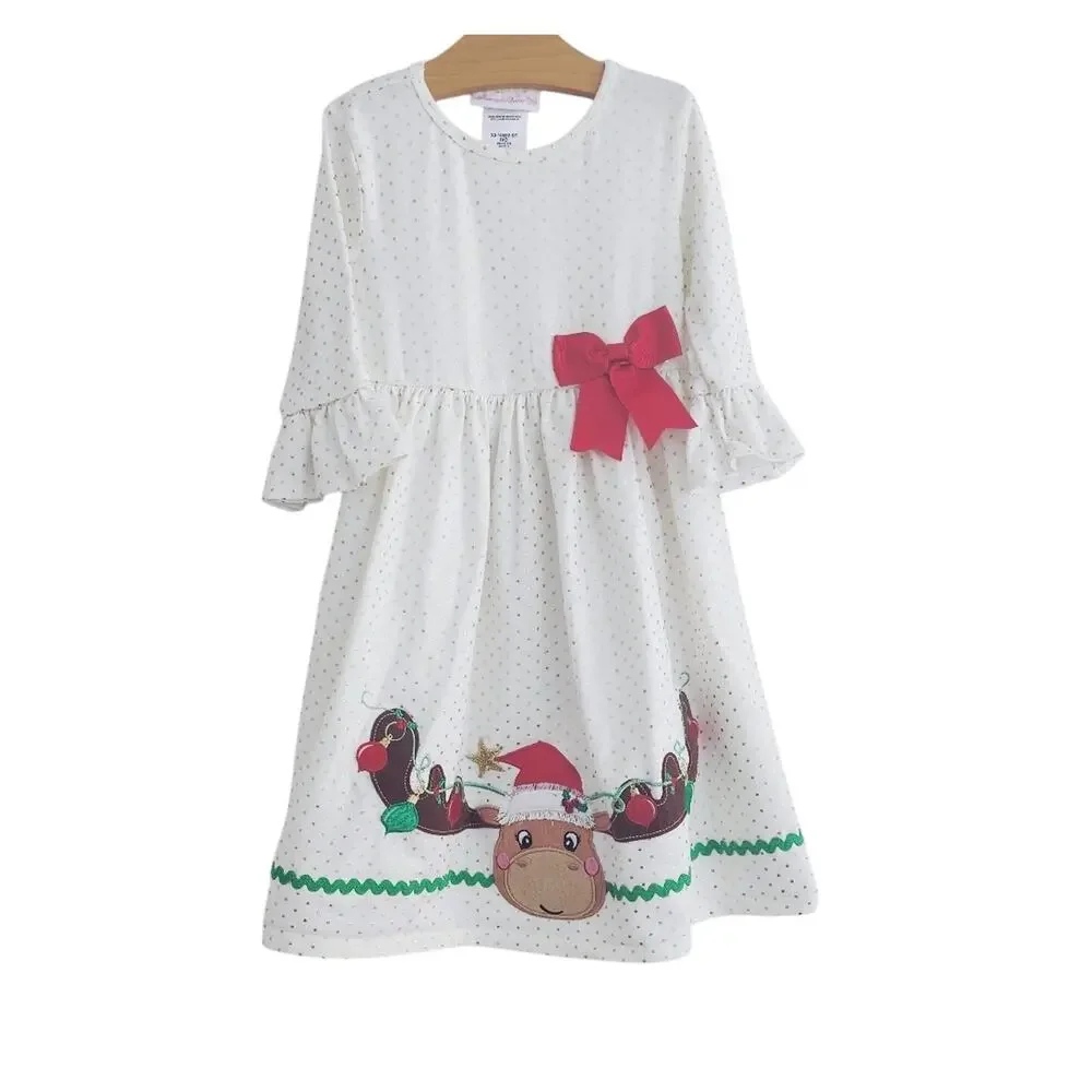 chiffon floral mini dress Florals in - Fuchsia diamantes Shiny Cheap Silver Flower Size:3-6m The ruched bust